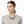 Glass Pearl Gray White Ombre 3 Strand Necklace