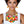 Bib Rainbow Wood Bead Cluster Necklace Women