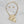 Power Pendant Gold Folded Metal Modern Necklace