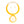 Customizable Necklace Retro Yellow Geo Pendant Collar
