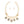 Necklace Vintage Ivory Beaded Bib for Women