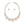 Chain Multi Heavy Duty Crinkle Metal Disc Necklace