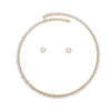 Choker Gold Memory Wire Aurbo Marquise Necklace