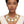 Necklace High Impact Gold Pearl Glam Bib Set Women