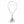 Pendant Silver Chain Charm Tassel Necklace Women