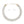 Collar Pave Clear Stone Torque Necklace for Women