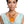Pendant Orange Resin Leaf Wire Tribal Necklace