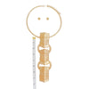 Pendant XL Handmade Gold Wire Loop Necklace