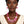 Beaded Funky Fuchsia and White Disc Necklace Set