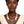 Beaded Funky Ivory and Black Disc Necklace Set