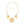Beaded Pendant Ivory 70's Vibe Necklace for Women