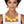 Bib Chunky Orange Wooden Heart Bead Necklace