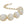 Collar Ivory Galactic Bead Gold Chain Necklace