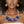 Collar Blue Galactic Bead Gold Chain Necklace