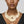 Bib Gold Warrior Chic Armor Plate Disc Necklace