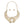 Bib Gold Warrior Chic Armor Horseshoe Necklace
