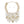 Bib Opulent Cream Pearl Gold Chainmaille Necklace