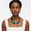 Beaded Green Chunky Mixed Bead Tribal Necklace
