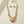 Pendant Matte Gold Bamboo Heart Modern Necklace