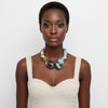 Tribal Natural Elements Turquoise Chunky Necklace