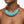 Tribal Rope Wood and Turquoise Bead Necklace