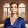 Convertible Stretch Pearlescent Bead Necklace