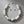 High Gloss Pearlescent White Brown 24mm Necklace