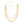 Necklace Gold Triple Chain Link Set for Women