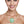 Collar Green Resin Dome Gold Chain Necklace Women