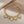 Chain Gold Puffy Heart Aurbo Stone Charm Necklace