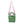 AKA Green Corduroy Small Tote Pink Strap Handbag
