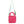 AKA Pink Corduroy Small Tote Green Strap Handbag