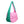 AKA Sorority Large Pink Green Quilted Shoulder Bag