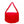 DST Sorority Large Red Ivory Quilted Shoulder Bag