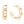 Hoop 14K Gold Medium Geo Wire Earrings for Women