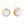 Stud 14K Gold Small Double Pearl Earring for Women