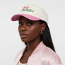 Pinky Pretty Girl Sorority Baseball Cap
