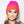 Beanie Fuchsia Two Tone Cuffed Hat for Women