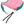 AKA Pink Green Quilted Mini Keychain Stanley Clip