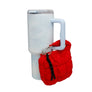 DST Red Quilted Mini Bag Keychain Stanley Clip