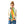 AKA Pink Green Yellow Striped Knit Scarf Women