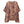 Kimono Ruana Acrylic Camel Flower Knit For Women