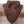 Poly Brown Plaid Long Zip Fringe Poncho for Women