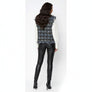 Silver Threaded Luxe Tweed Black Vest