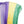 Kimono Lurex Stripe Purple Gold Green Fringe