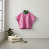 AKA Sorority Quilted Puffer Pink and Green Poncho