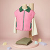 AKA Sorority Shearling Collar Puffer Vest Women