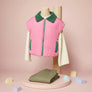 AKA Sorority Shearling Collar Puffer Vest Women