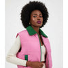 AKA Sorority Shearling Collar Puffer Vest Women