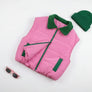 AKA Sorority Shearling Collar Puffer Vest Women